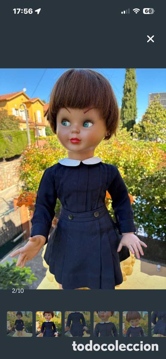 Mu&ntilde;eca espa&ntilde;ola clasica: Mu&ntilde;eca Pierina con uniforme - Foto 2