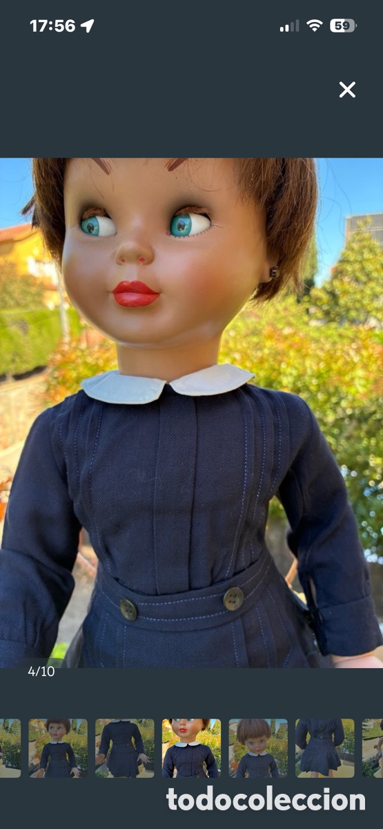 Mu&ntilde;eca espa&ntilde;ola clasica: Mu&ntilde;eca Pierina con uniforme - Foto 3