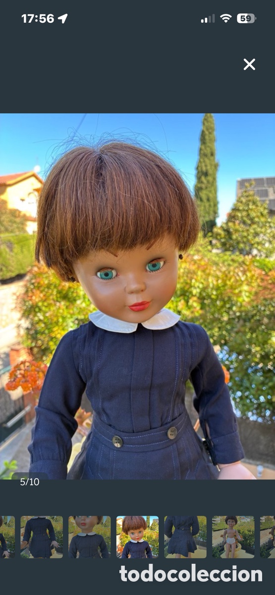 Mu&ntilde;eca espa&ntilde;ola clasica: Mu&ntilde;eca Pierina con uniforme - Foto 4