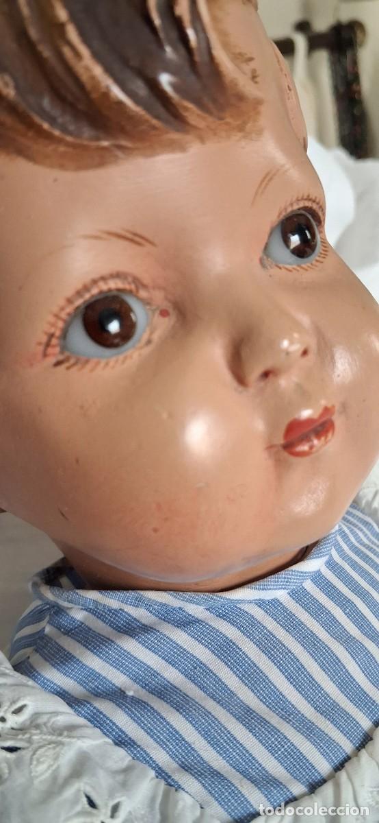 Mu&ntilde;eca espa&ntilde;ola clasica: Mu&ntilde;eca antigua Olot 42 cm. - Foto 3