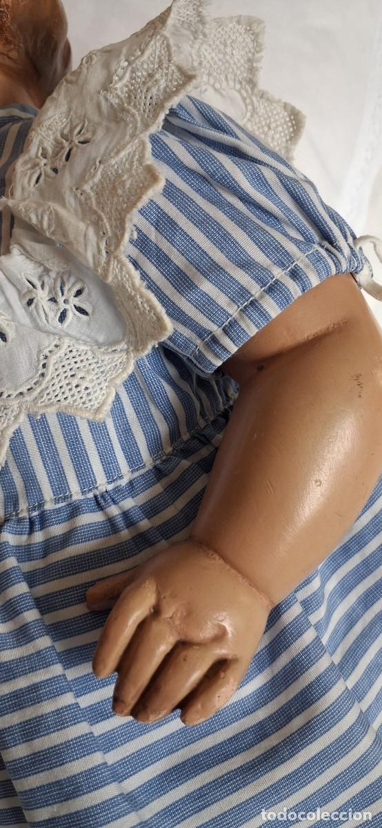 Mu&ntilde;eca espa&ntilde;ola clasica: Mu&ntilde;eca antigua Olot 42 cm. - Foto 5