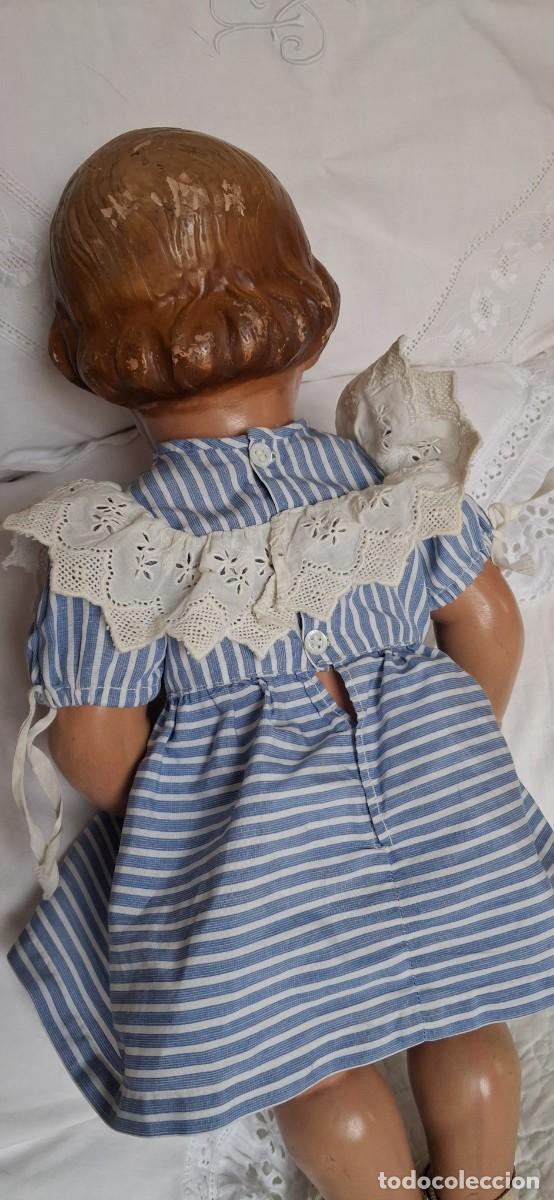 Mu&ntilde;eca espa&ntilde;ola clasica: Mu&ntilde;eca antigua Olot 42 cm. - Foto 6