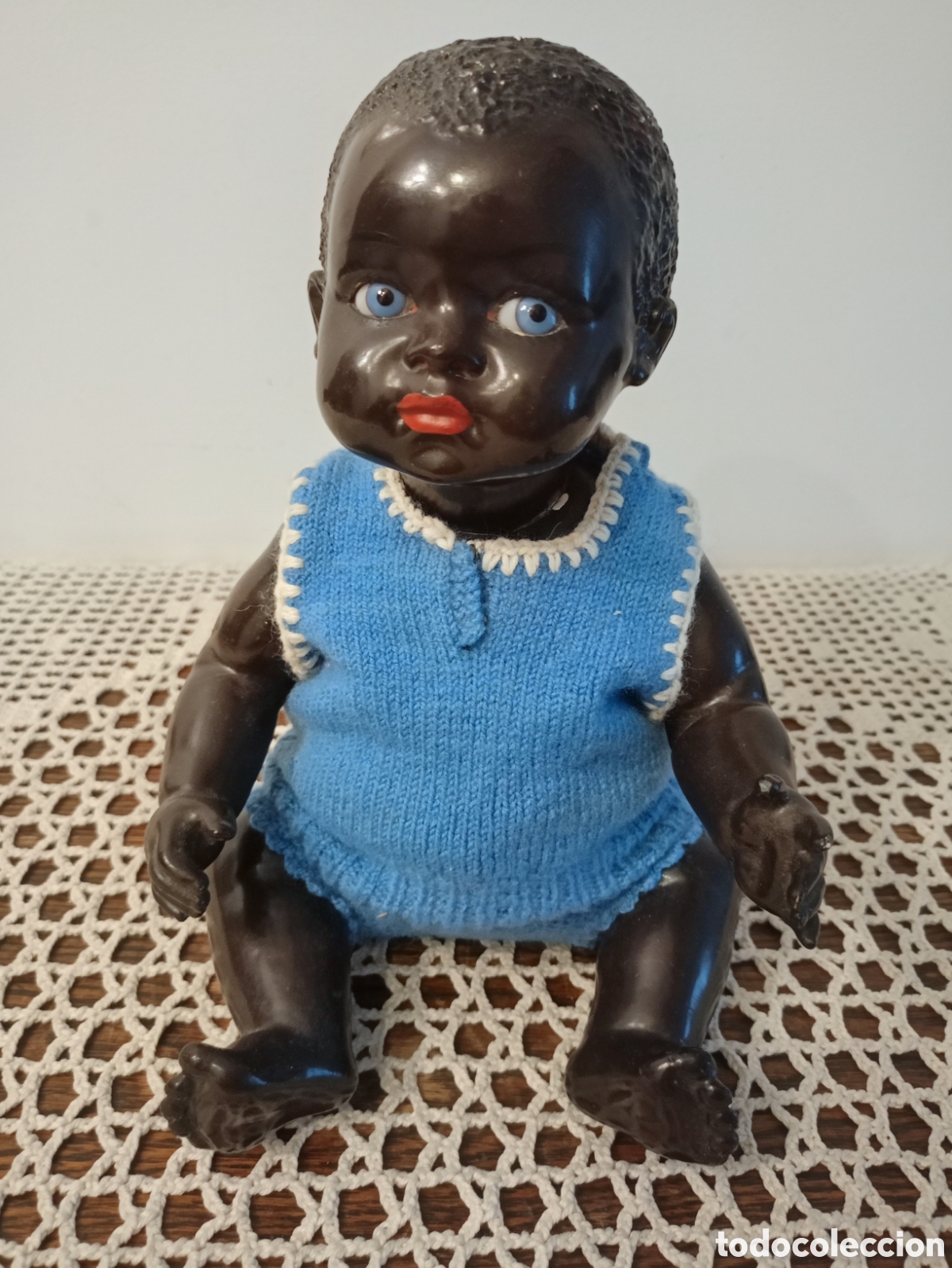 Mu&ntilde;eca espa&ntilde;ola clasica: Antiguo bebe de Olot - Foto 2