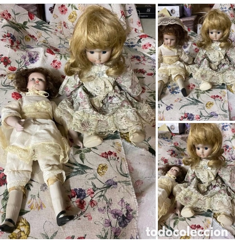 Mu&ntilde;eca espa&ntilde;ola clasica: Dos mu&ntilde;ecas antiguas - Foto 2