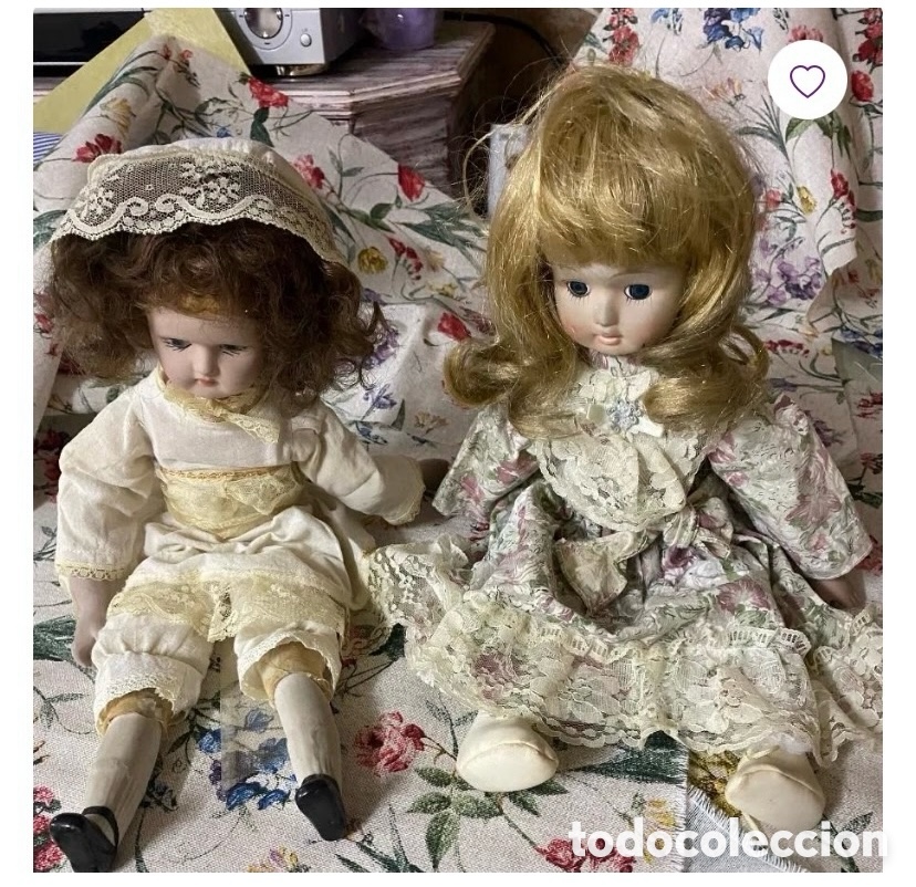 Mu&ntilde;eca espa&ntilde;ola clasica: Dos mu&ntilde;ecas antiguas