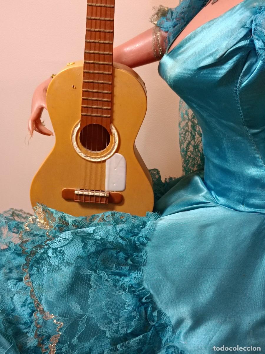 Mu&ntilde;eca espa&ntilde;ola clasica: Mu&ntilde;eca antigua Gitana de Marin de 68 cm, como nueva - Foto 8