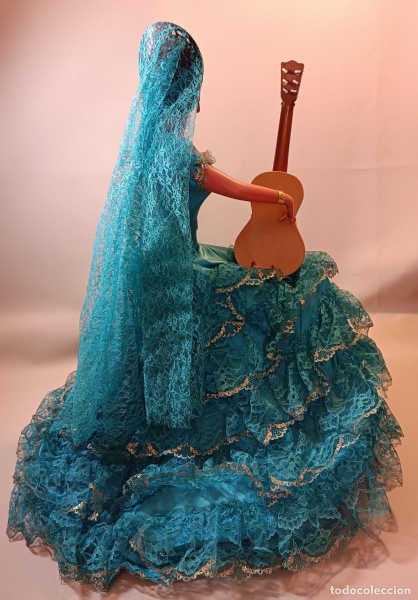 Mu&ntilde;eca espa&ntilde;ola clasica: Mu&ntilde;eca antigua Gitana de Marin de 68 cm, como nueva - Foto 16