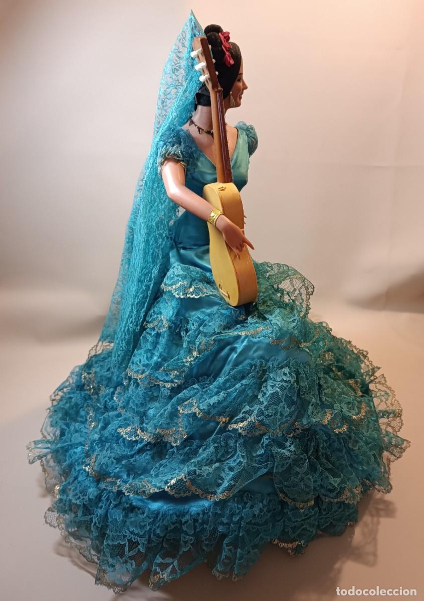 Mu&ntilde;eca espa&ntilde;ola clasica: Mu&ntilde;eca antigua Gitana de Marin de 68 cm, como nueva - Foto 18