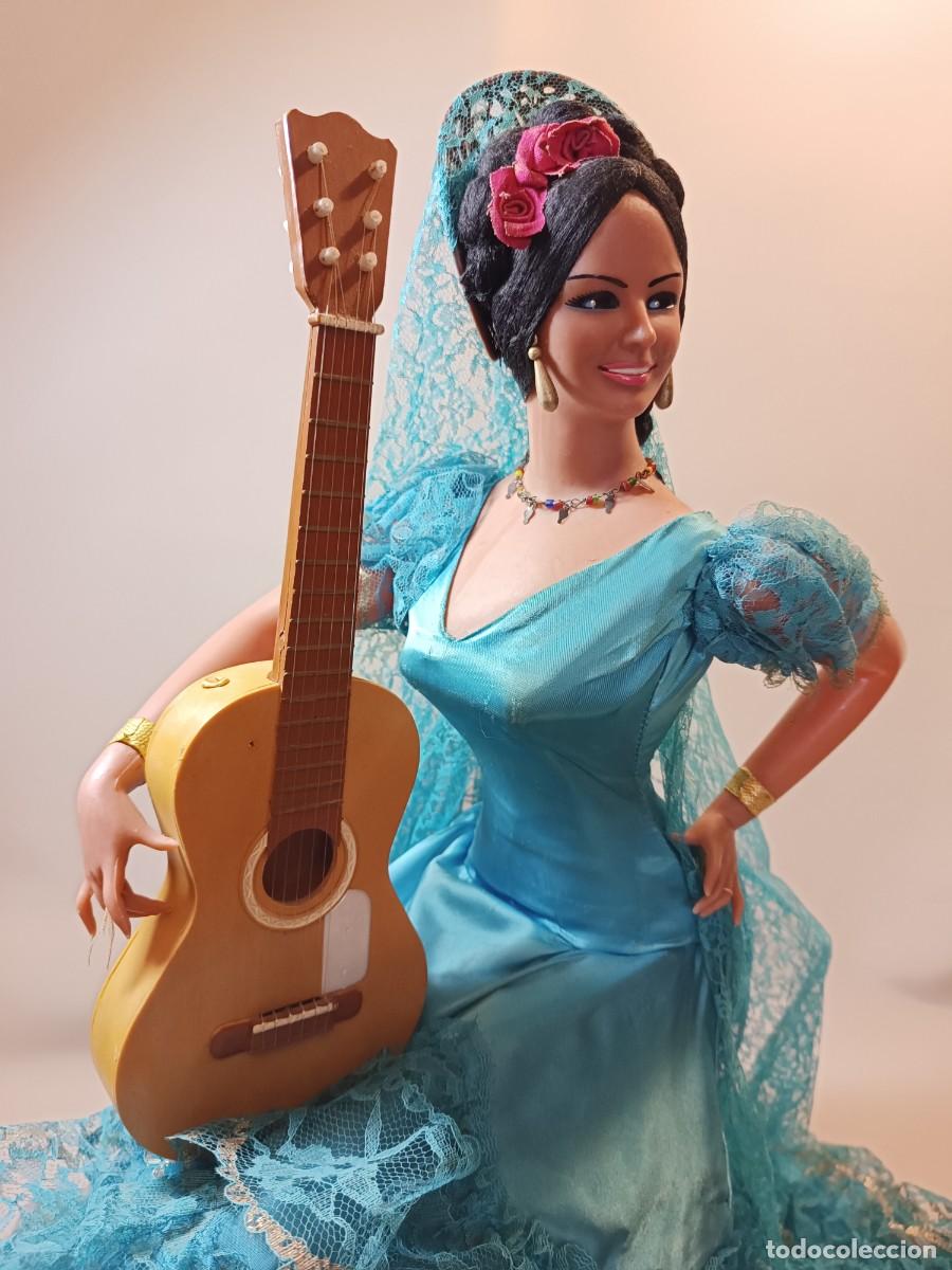 Mu&ntilde;eca espa&ntilde;ola clasica: Mu&ntilde;eca antigua Gitana de Marin de 68 cm, como nueva - Foto 20