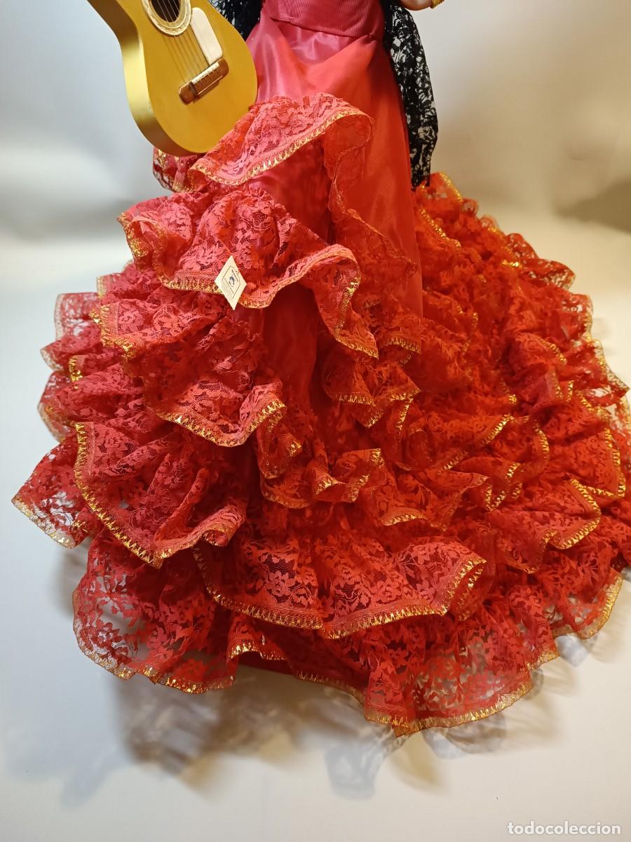 Mu&ntilde;eca espa&ntilde;ola clasica: Mu&ntilde;eca antigua Gitana de Marin de 68 cm, como nueva - Foto 10