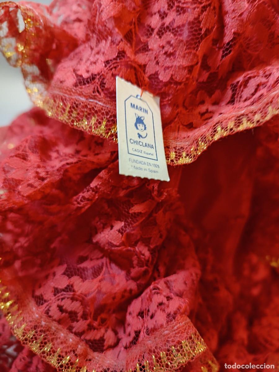 Mu&ntilde;eca espa&ntilde;ola clasica: Mu&ntilde;eca antigua Gitana de Marin de 68 cm, como nueva - Foto 12