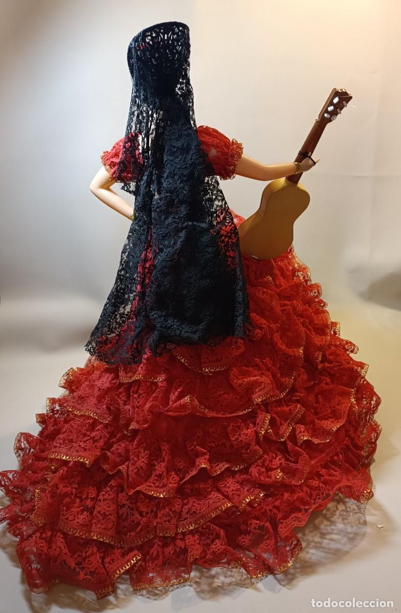 Mu&ntilde;eca espa&ntilde;ola clasica: Mu&ntilde;eca antigua Gitana de Marin de 68 cm, como nueva - Foto 14