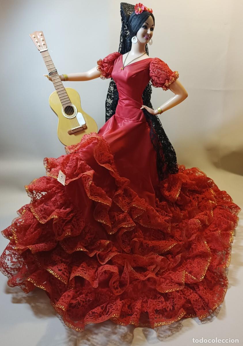 Mu&ntilde;eca espa&ntilde;ola clasica: Mu&ntilde;eca antigua Gitana de Marin de 68 cm, como nueva - Foto 18