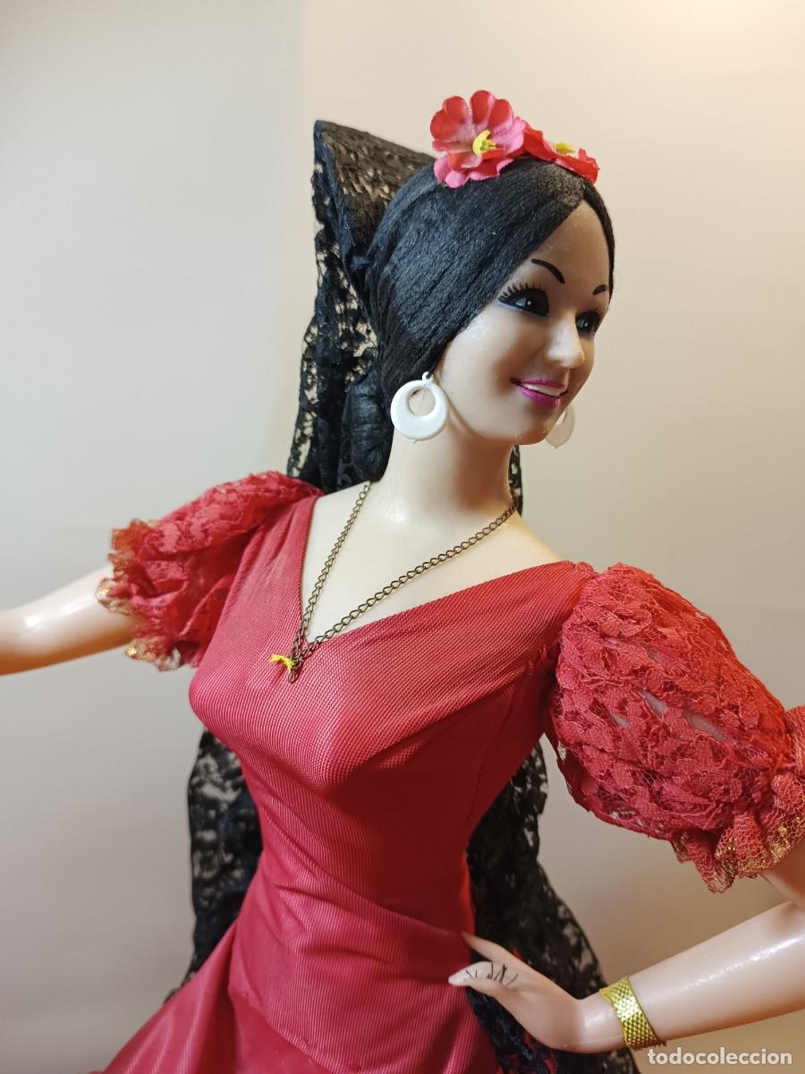 Mu&ntilde;eca espa&ntilde;ola clasica: Mu&ntilde;eca antigua Gitana de Marin de 68 cm, como nueva - Foto 19