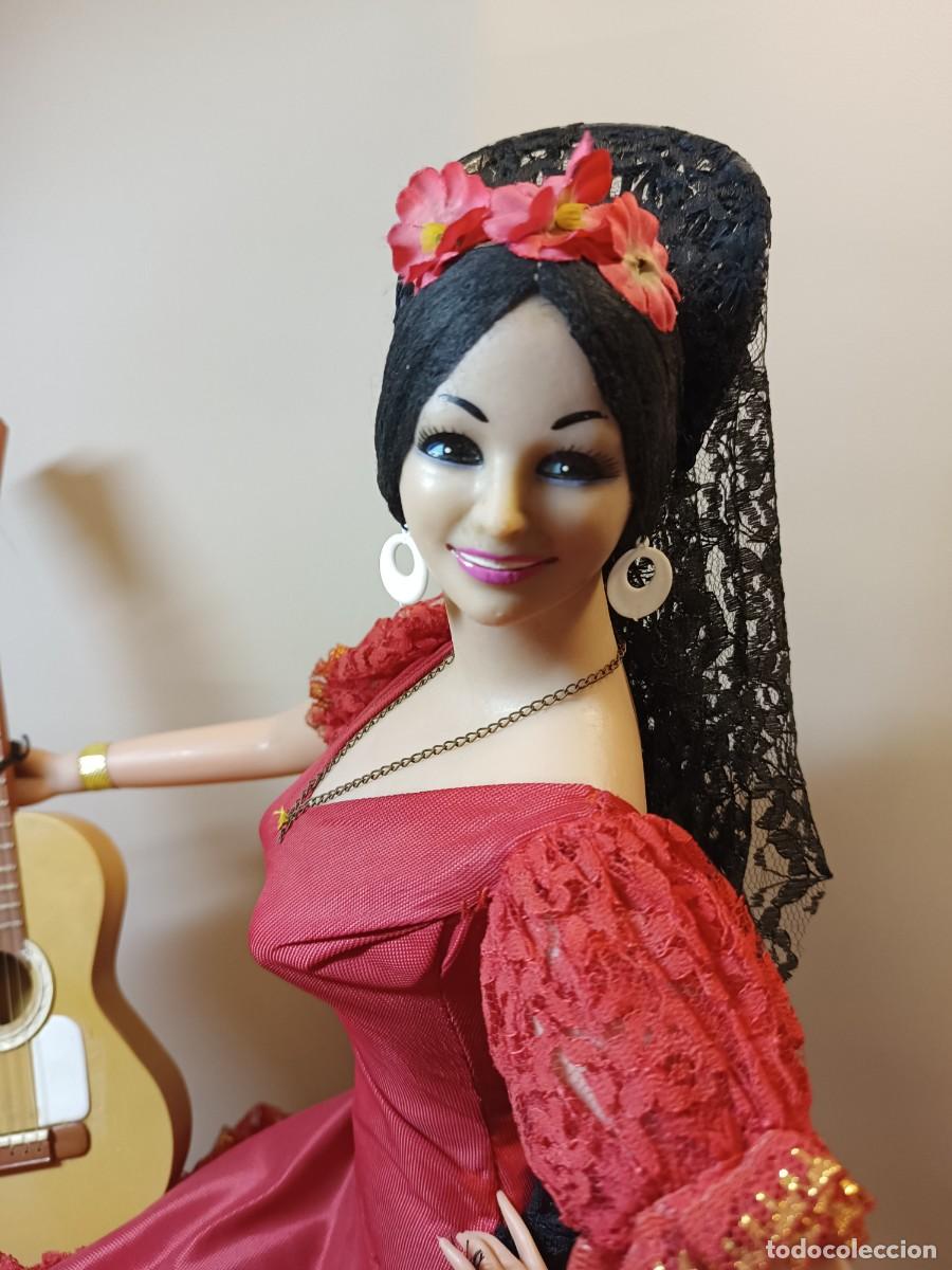 Mu&ntilde;eca espa&ntilde;ola clasica: Mu&ntilde;eca antigua Gitana de Marin de 68 cm, como nueva - Foto 29