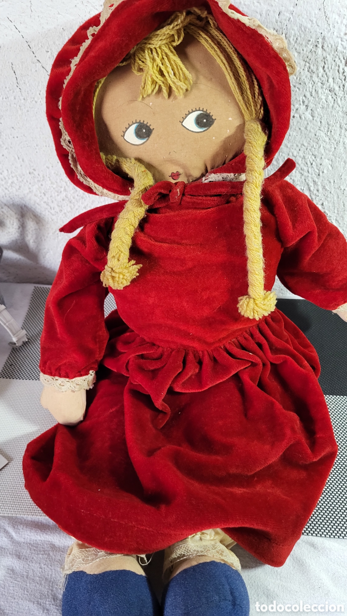 Mu&ntilde;eca espa&ntilde;ola clasica: Antigua mu&ntilde;eca de trapo a&ntilde;os 40&rdquo;
