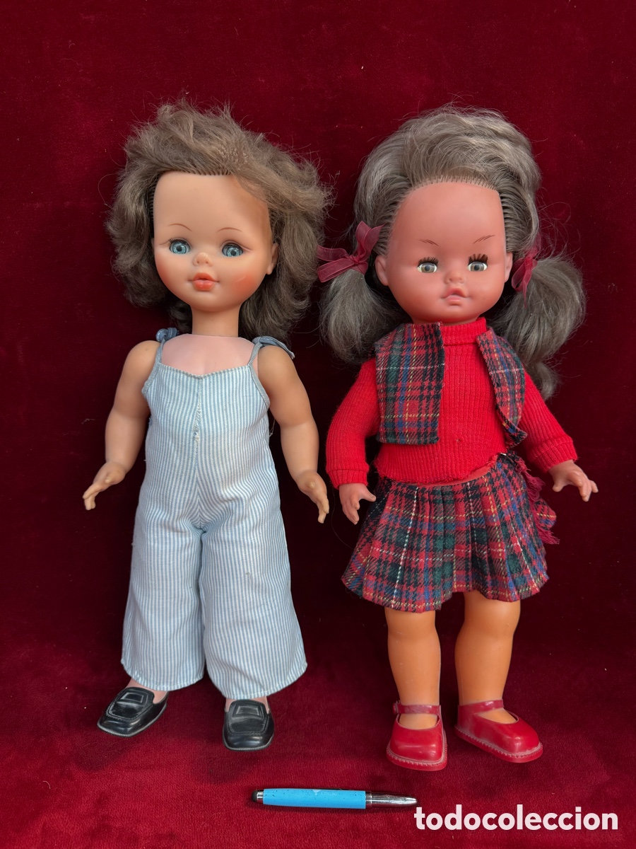 Classic Spanish Dolls: Lote dos antiguas mu&ntilde;ecas Gege y Melanie de Bella!