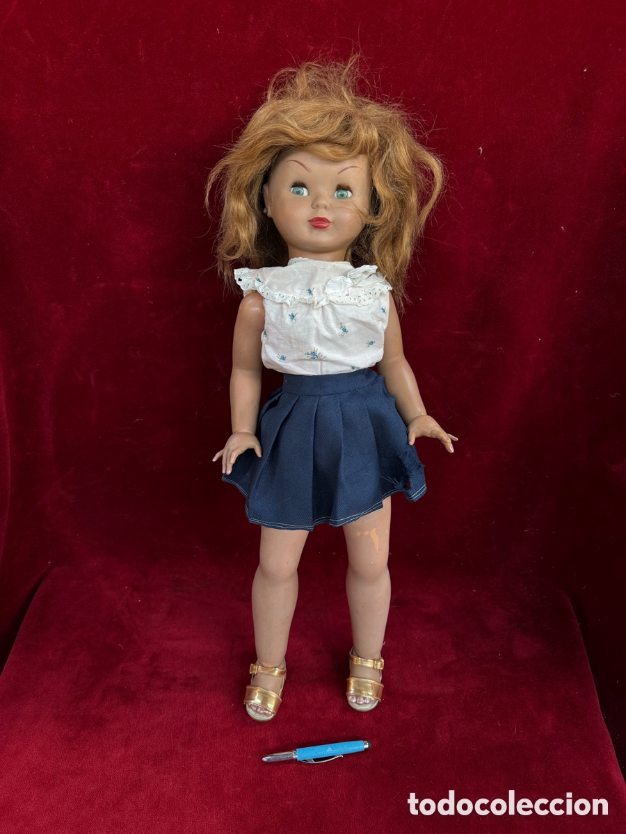 Classic Spanish Dolls: Antigua y gran mu&ntilde;eca a&ntilde;os 40-50 de celuloide!