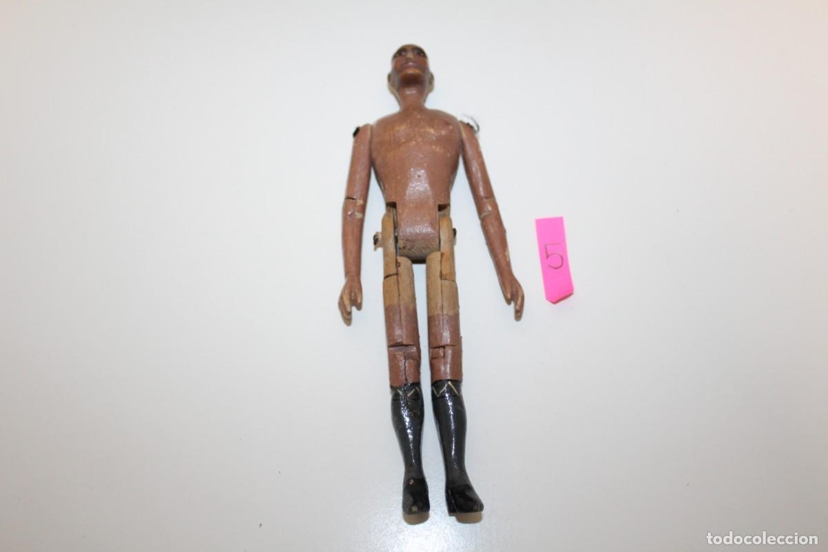 Mu&ntilde;eca espa&ntilde;ola clasica: ANTIGUO MU&Ntilde;ECO DE MADERA ARTICULADO