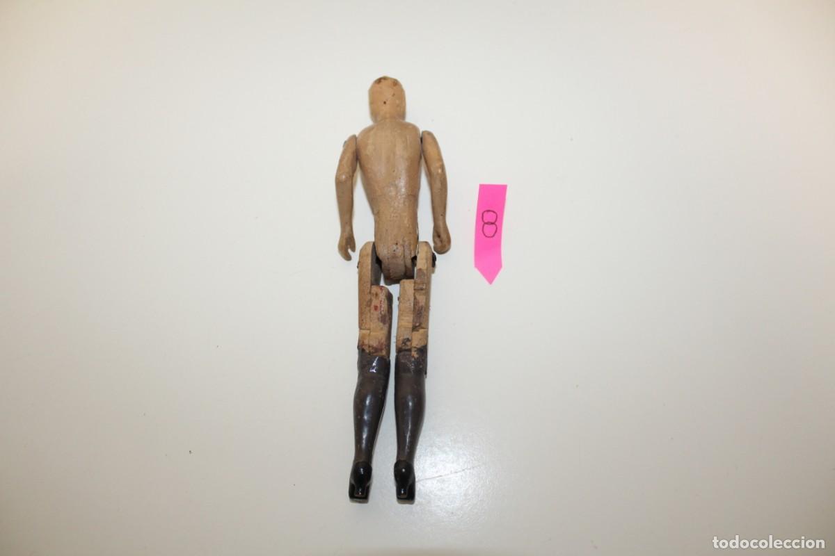Mu&ntilde;eca espa&ntilde;ola clasica: ANTIGUA MU&Ntilde;ECA DE MADERA ARTICULADA - Foto 2