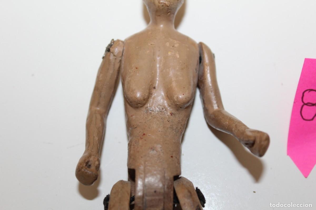 Mu&ntilde;eca espa&ntilde;ola clasica: ANTIGUA MU&Ntilde;ECA DE MADERA ARTICULADA - Foto 4