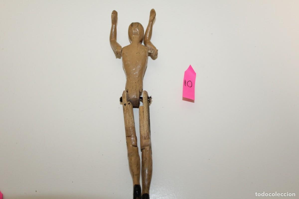 Mu&ntilde;eca espa&ntilde;ola clasica: ANTIGUA MU&Ntilde;ECA DE MADERA ARTICULADA - Foto 4