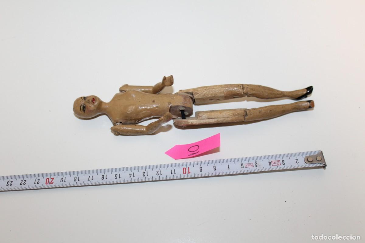 Mu&ntilde;eca espa&ntilde;ola clasica: ANTIGUA MU&Ntilde;ECA DE MADERA ARTICULADA - Foto 5