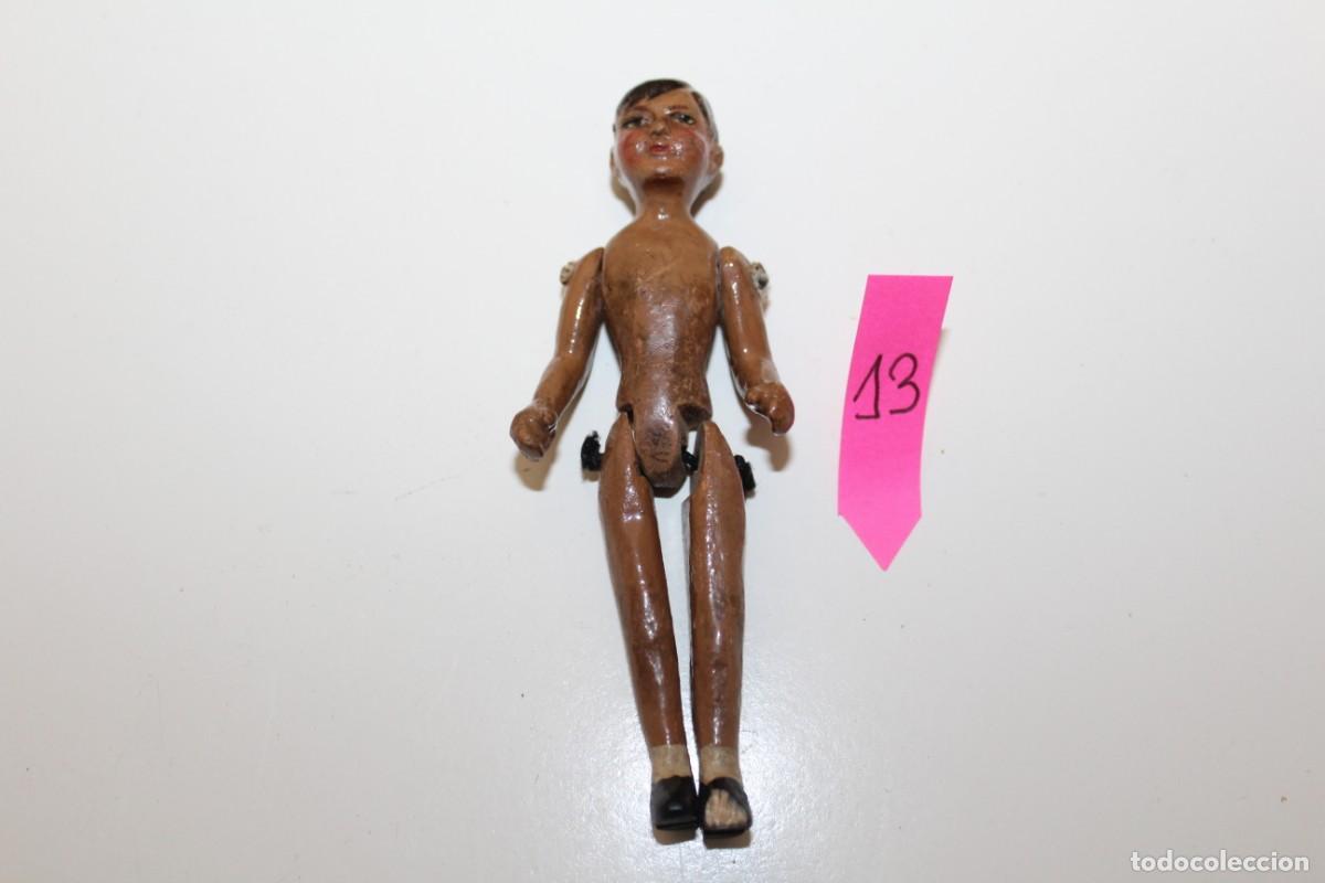 Mu&ntilde;eca espa&ntilde;ola clasica: ANTIGUO MU&Ntilde;ECO DE MADERA ARTICULADO