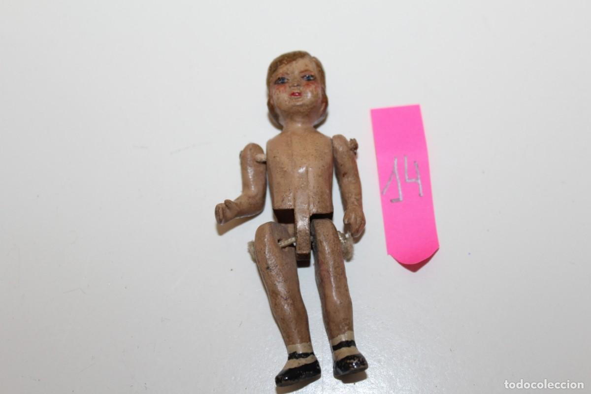 Mu&ntilde;eca espa&ntilde;ola clasica: ANTIGUO MU&Ntilde;ECO DE MADERA ARTICULADO
