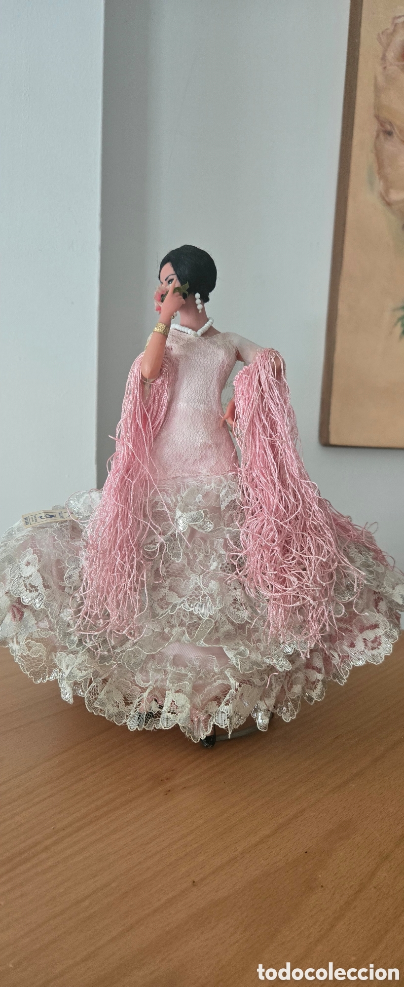 Mu&ntilde;eca espa&ntilde;ola clasica: Mu&ntilde;eca Marin flamenca, &rdquo;Clavelito&rdquo; - Foto 2