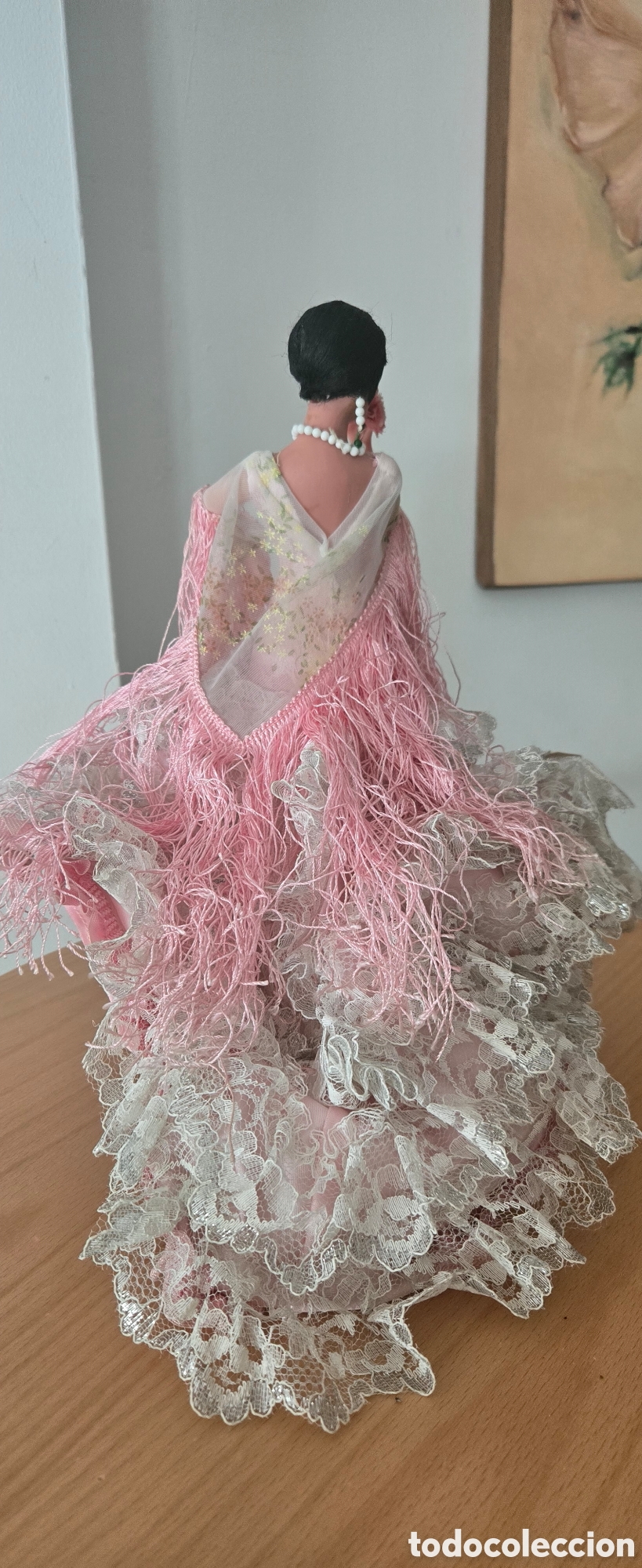 Mu&ntilde;eca espa&ntilde;ola clasica: Mu&ntilde;eca Marin flamenca, &rdquo;Clavelito&rdquo; - Foto 4