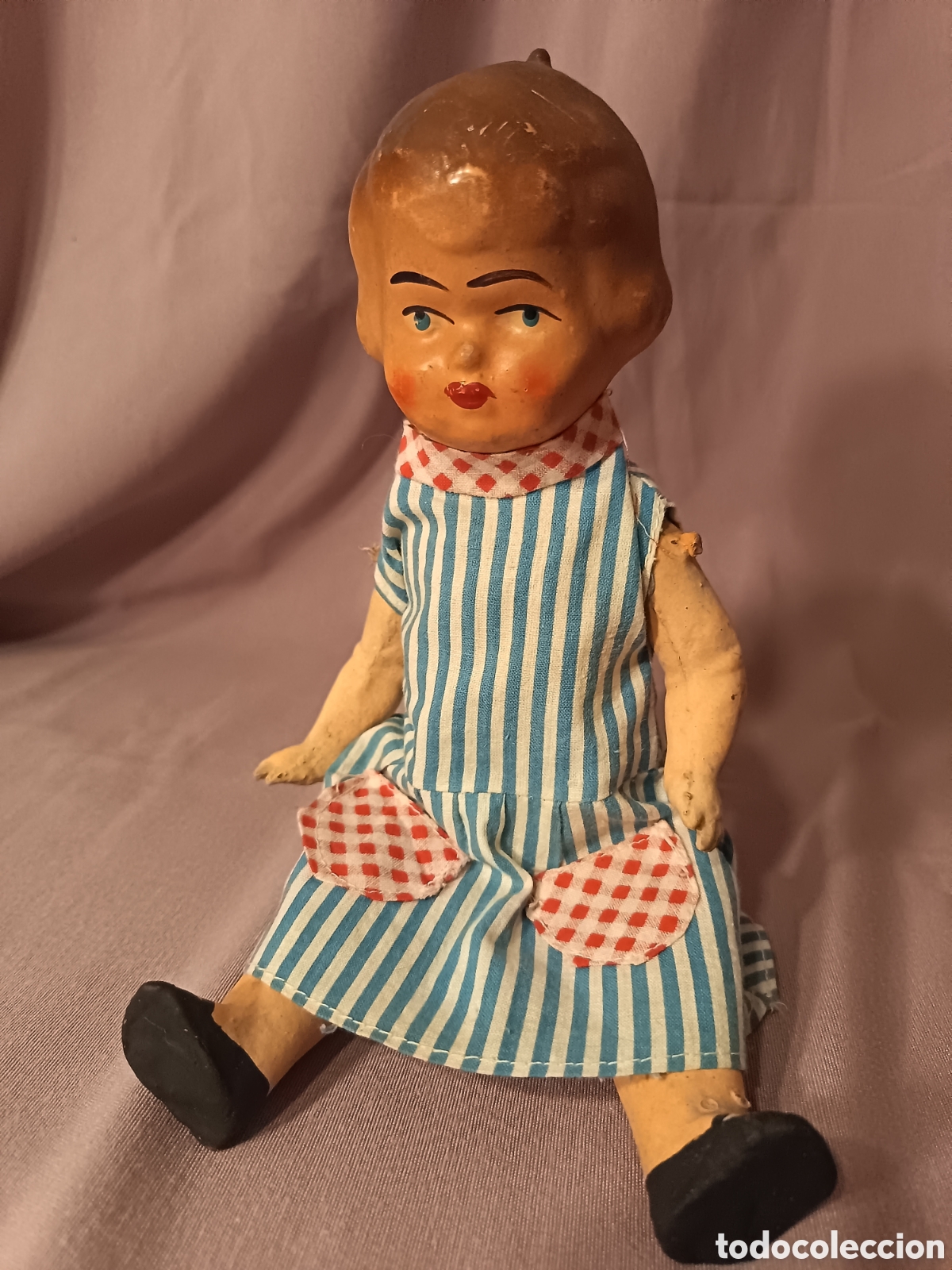 Mu&ntilde;eca espa&ntilde;ola clasica: Mu&ntilde;eca Pepa de cart&oacute;n - Foto 1
