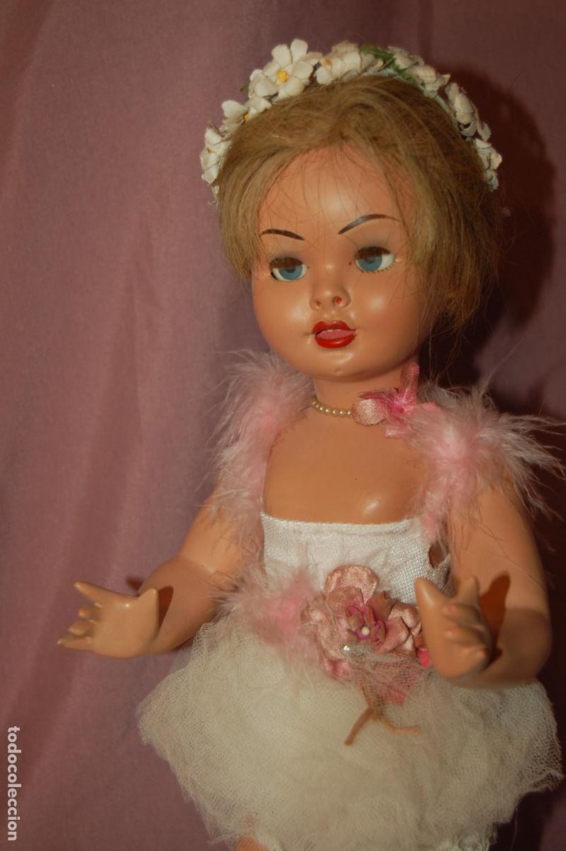 Mu&ntilde;eca espa&ntilde;ola clasica: VIVIANA BAILARINA DE INDUSTRIAS LEB A&Ntilde;OS 50
