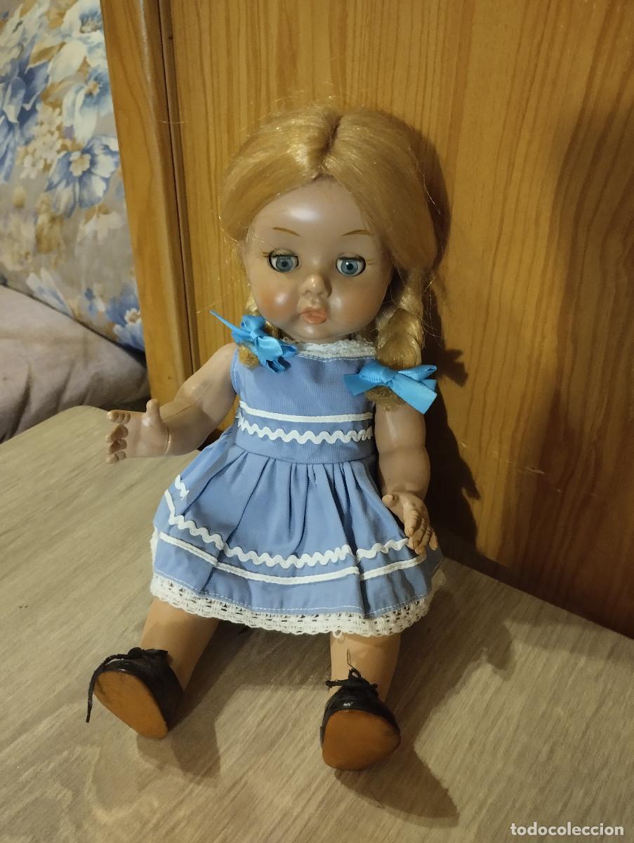 Mu&ntilde;eca espa&ntilde;ola clasica: mu&ntilde;eca angela industrias lab 27cm se puede entar y abre y cierra los ojos, anta&ntilde;o hablaba, a&ntilde;os 50