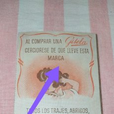 Muñeca Gisela: ANTIGUO Y ORIGINAL CARNET DE LA MUÑECA GISELA. Lote 384768589