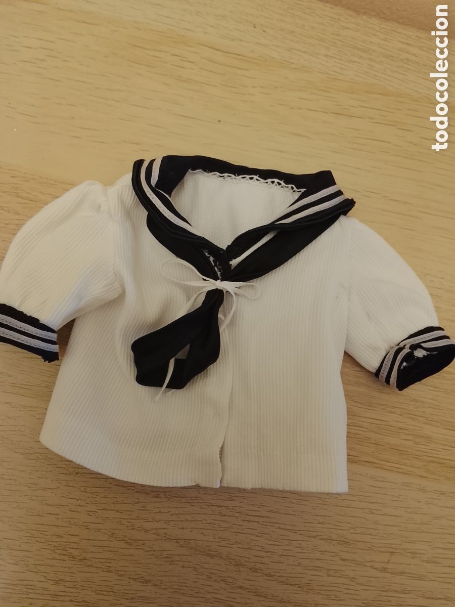 Mu&ntilde;eca Gisela: Aut&eacute;ntica casac del conjunto marinero ,de la mu&ntilde;eca Gisela de primera &eacute;poca .