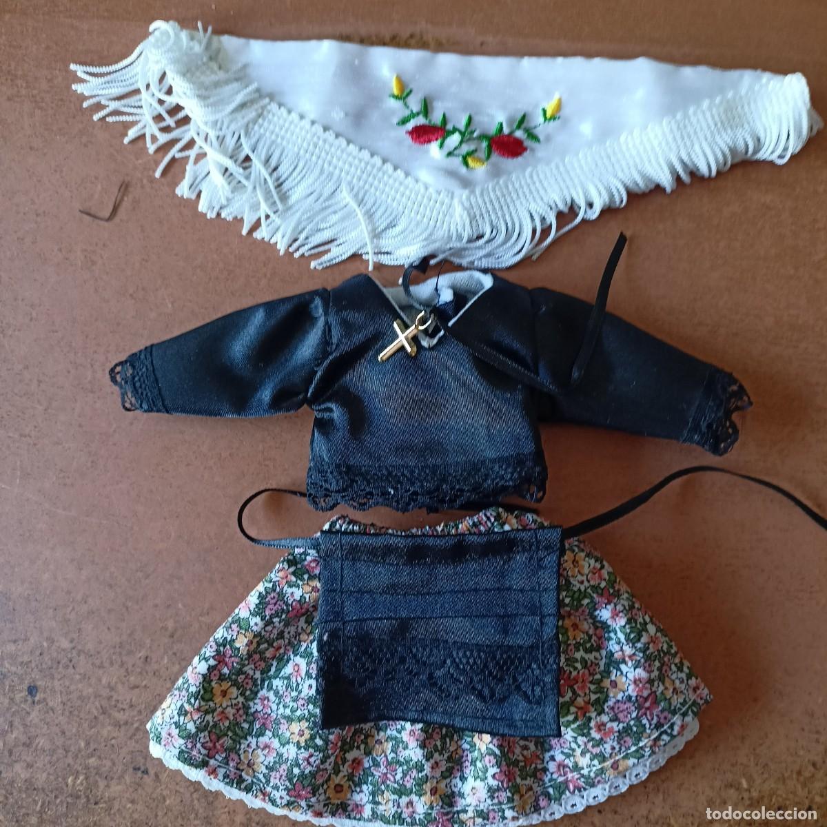 Mu&ntilde;eca Mariquita P&eacute;rez y Juanin: Traje de baturra mini Mariquita Perez 20cms