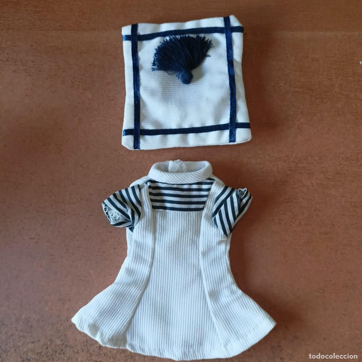 Mu&ntilde;eca Mariquita P&eacute;rez y Juanin: Conjunto marinero mini Mariquita Perez 20 cm.