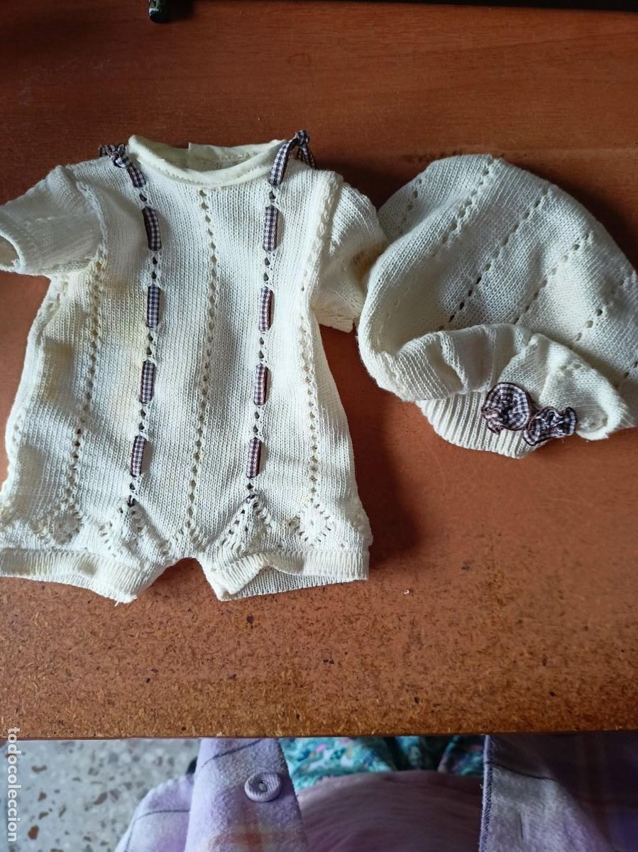 Mariquita P&eacute;rez and Juanin Dolls: Vestido y sombrero Juanin beb&eacute; grande de Mariquita Perez