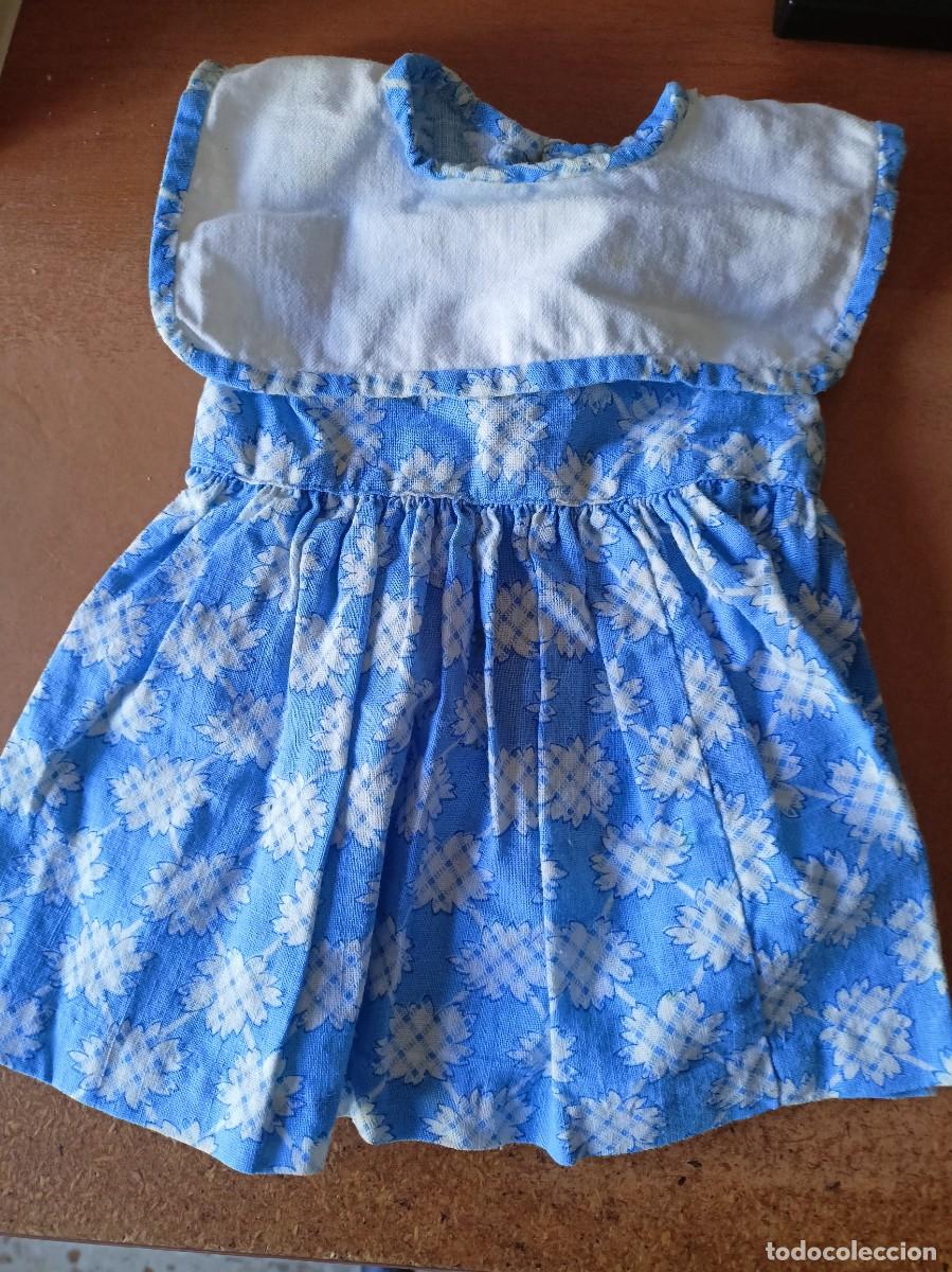 Poup&eacute;e Mariquita P&eacute;rez et Juanin: Vestido mu&ntilde;eca antigua, Mariquita Perez, Gisela, Cayetana o similar.