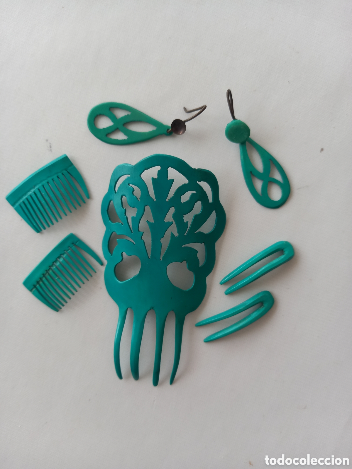 Mu&ntilde;eca Mariquita P&eacute;rez y Juanin: Mariquita P&eacute;rez. Gisela. Complementos celuloide traje de gitana sevillana