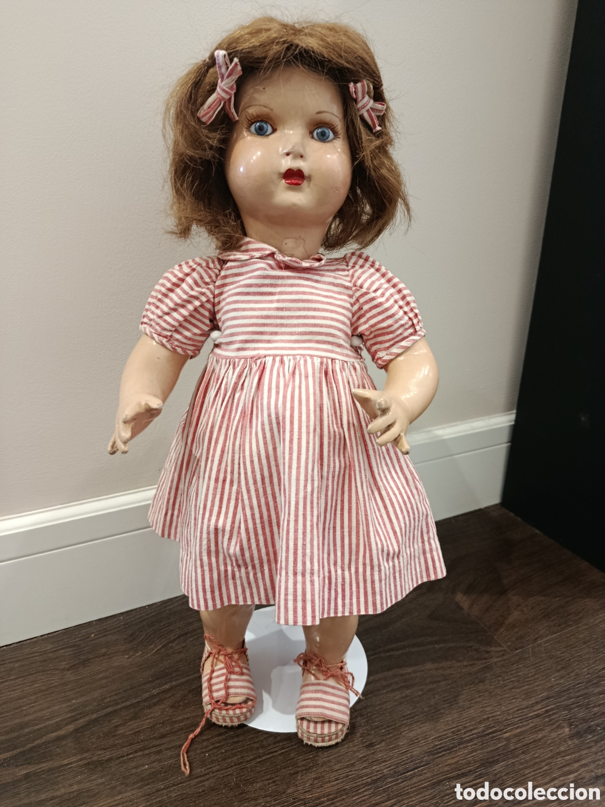 Mu&ntilde;eca Mariquita P&eacute;rez y Juanin: Mariquita P&eacute;rez boca cerrada y ceja de trazo