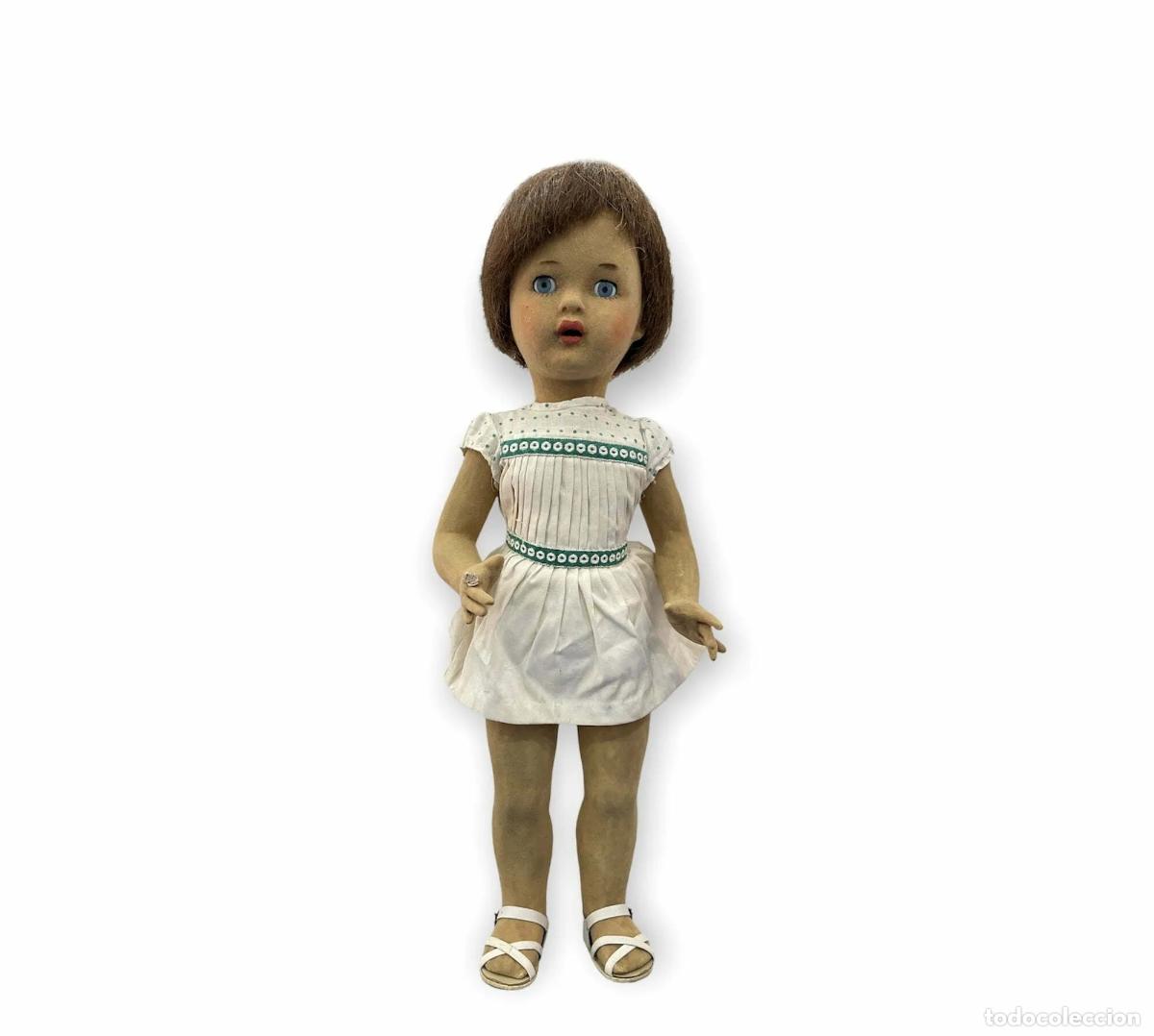 Boneca Mariquita P&eacute;rez e Juanin: Mariquita P&eacute;rez a&ntilde;o 1940 piel de melocot&oacute;n