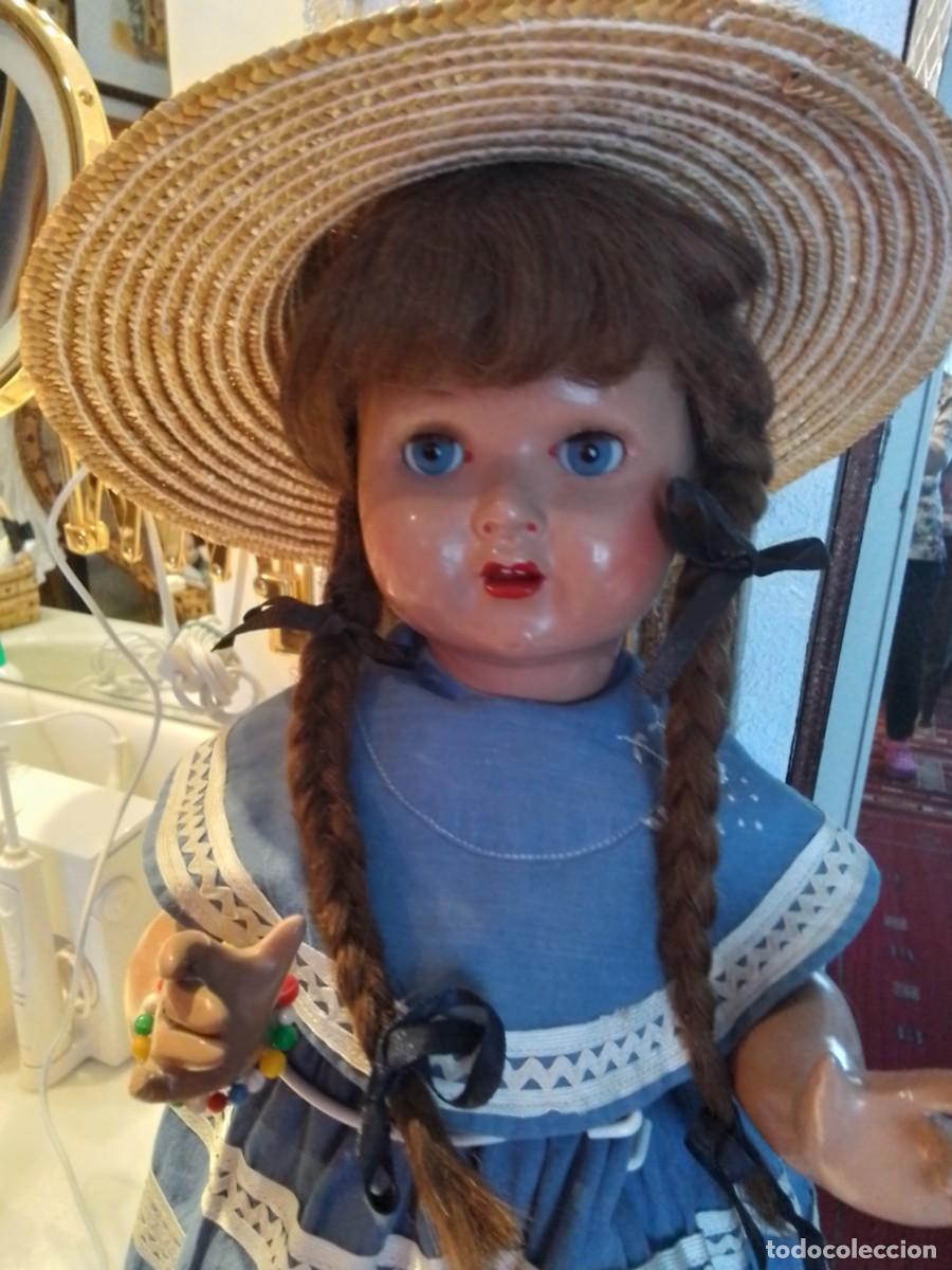 Mu&ntilde;eca Mariquita P&eacute;rez y Juanin: MARIQUITA PEREZ, a&ntilde;os 40. FLORIDO