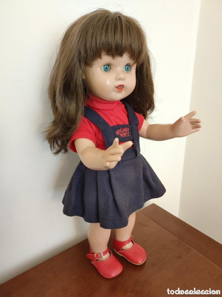 Boneca Mariquita P&eacute;rez e Juanin: Mariquita Perez Colegiala Mu&ntilde;eca 1998 - mide 47 cm