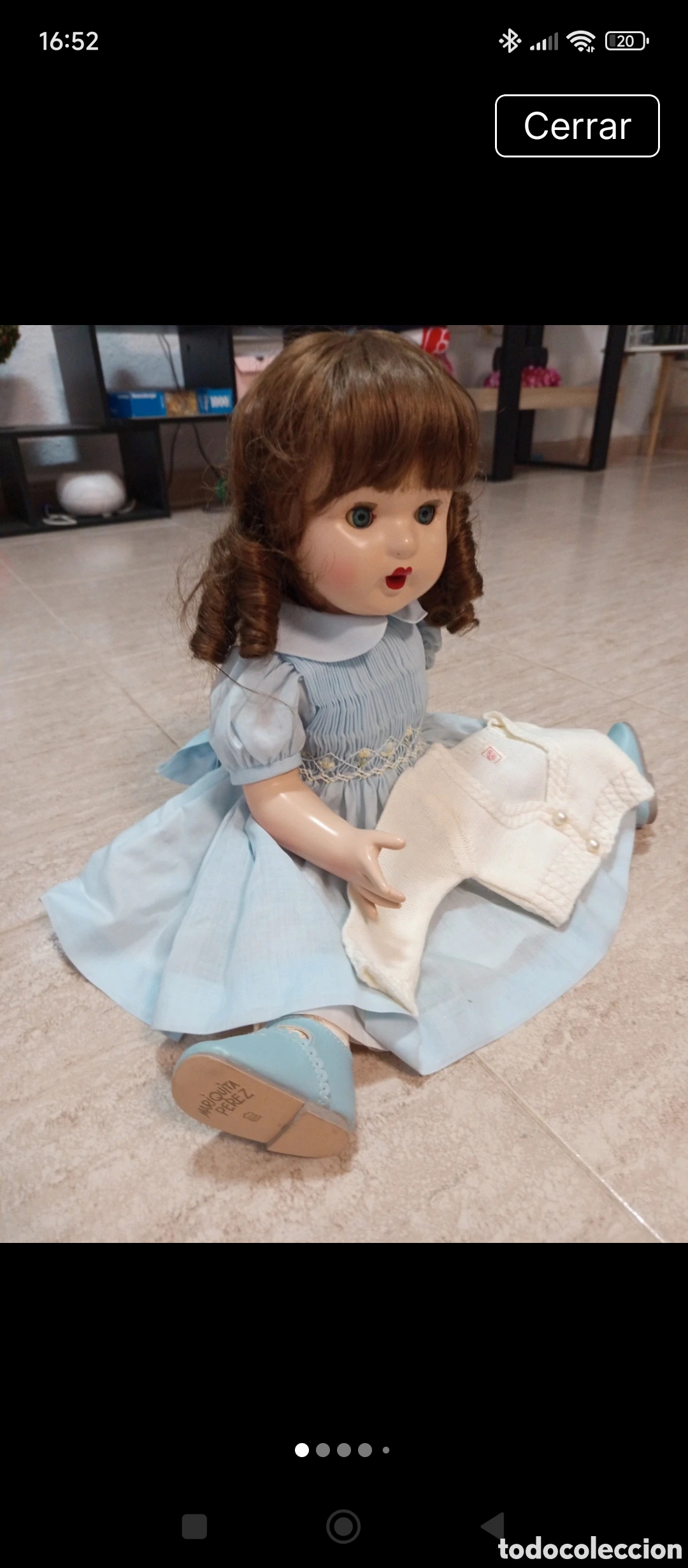 Mu&ntilde;eca Mariquita P&eacute;rez y juanin: Mariquita P&eacute;rez coleccionista