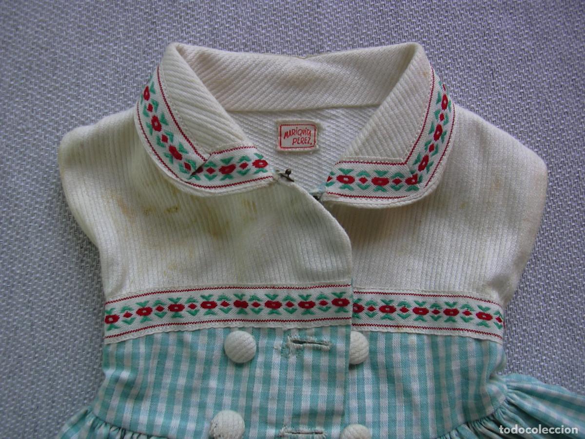 Mu&ntilde;eca Mariquita P&eacute;rez y juanin: VESTIDO MARIQUITA P&Eacute;REZ A&Ntilde;OS 40 - 50 CON ETIQUETA