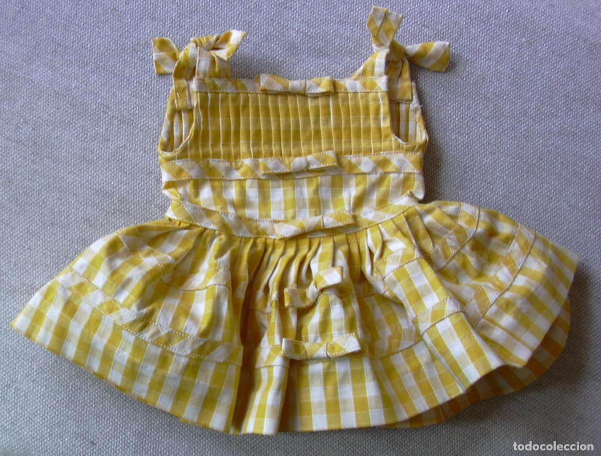 Mu&ntilde;eca Mariquita P&eacute;rez y juanin: VESTIDO MARIQUITA P&Eacute;REZ A&Ntilde;OS 40 - 50 SIN ETIQUETA