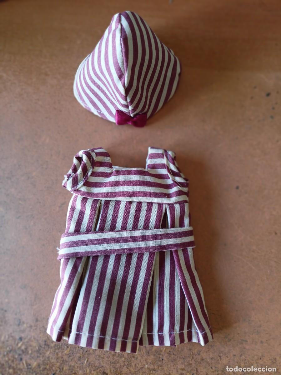 Mu&ntilde;eca Mariquita P&eacute;rez y juanin: Conjunto mini Mariquita Perez 20 cms; vestido y sombrero