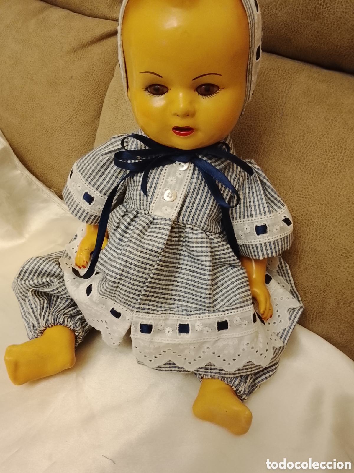 Mu&ntilde;eca Mariquita P&eacute;rez y juanin: Mu&ntilde;eco Juanin bebe ,es de los a&ntilde;os 50 ,Mide 42 cent&iacute;metros .Ver fotos y leer descripci&oacute;n .